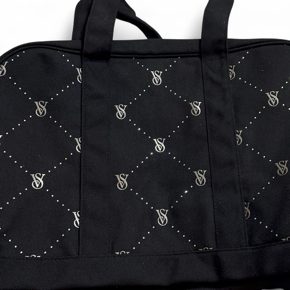 Victoria's Secret Black and Silver Tote